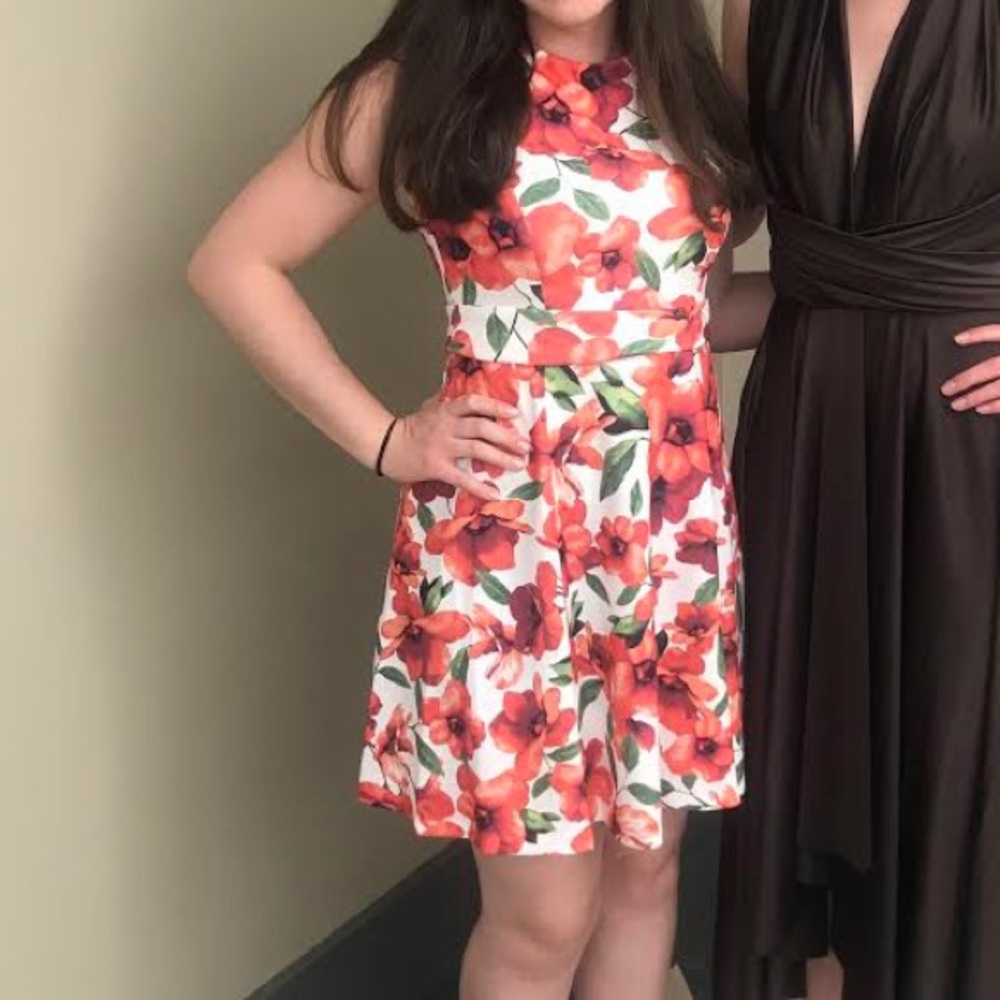 CALVIN KLEIN Floral Dress